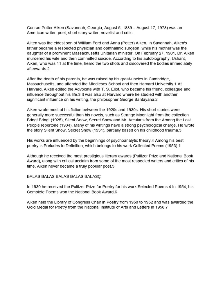 Conrad Aiken