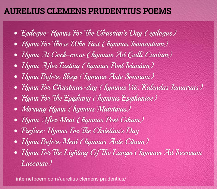 Aurelius Prudentius Clemens